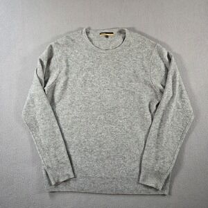 Autograph Sweater Mens Large Grey 100% Cashmere Crewneck Pullover M&S T30 09338